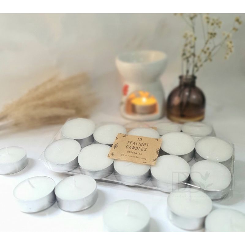 LILIN Tealight Candle Refill burner Aromatherapy/unscented | Shopee ...