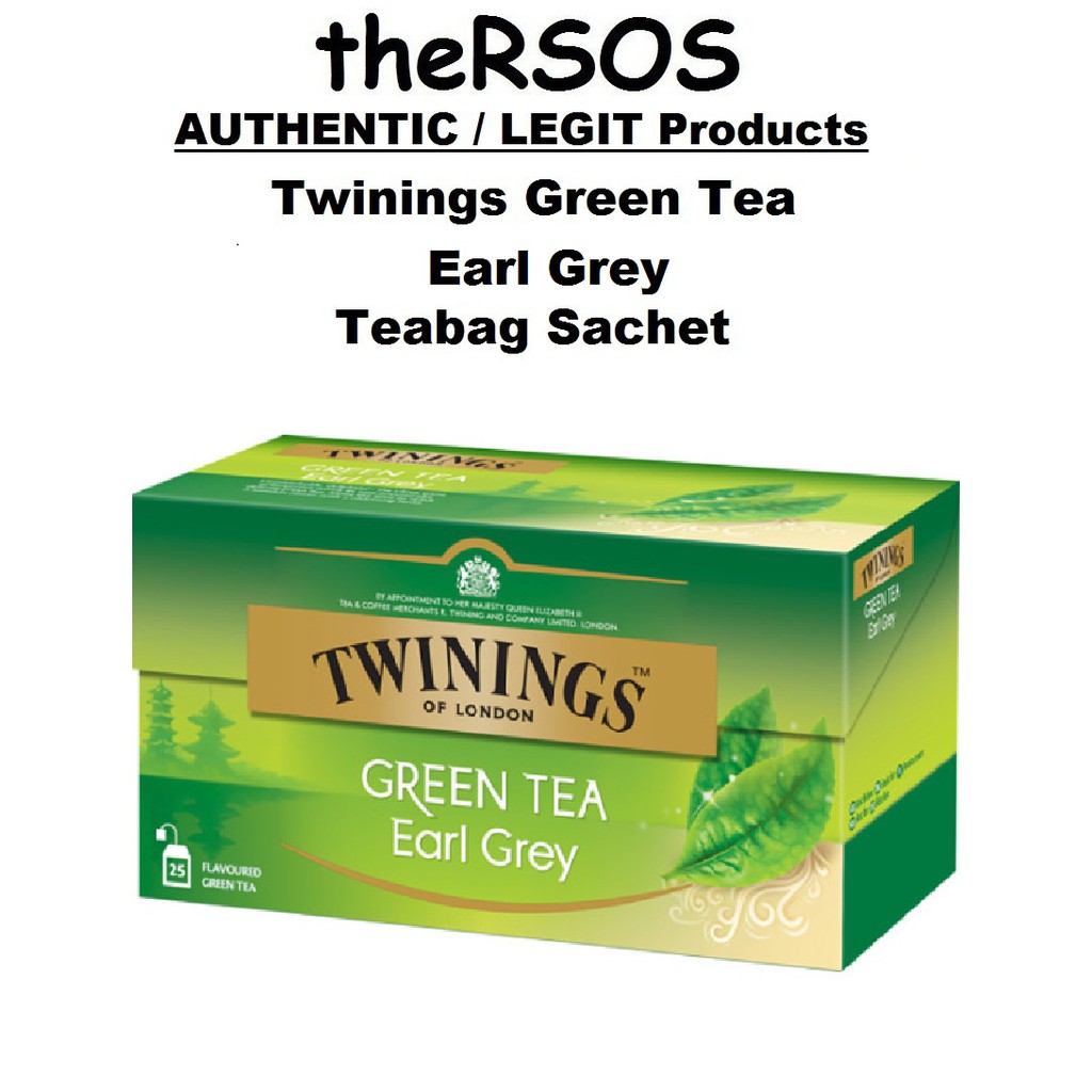 Twinings Green Tea Earl Grey (Tea bag Sachet) | Shopee Philippines