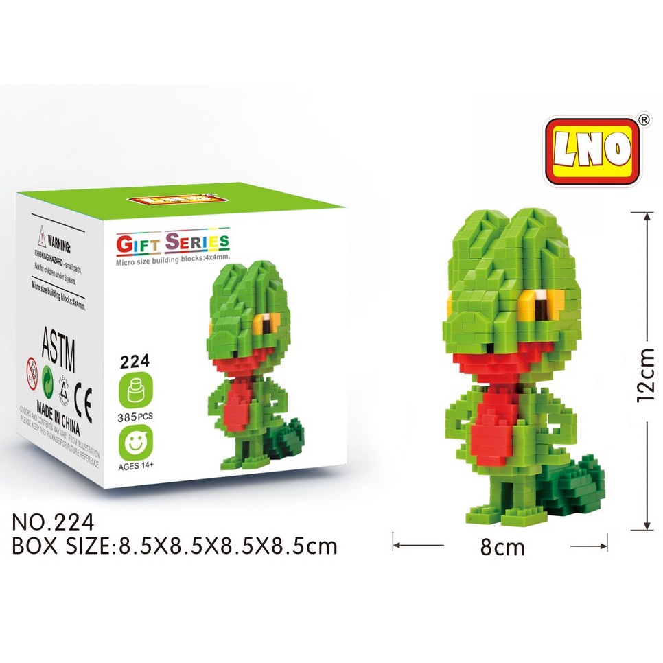 Pokemon Lego / Blocks - Treecko - Pokemon Collection - Toys for Kids ...