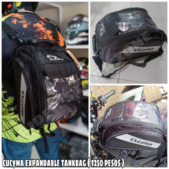 motorcycle tank bag backpack