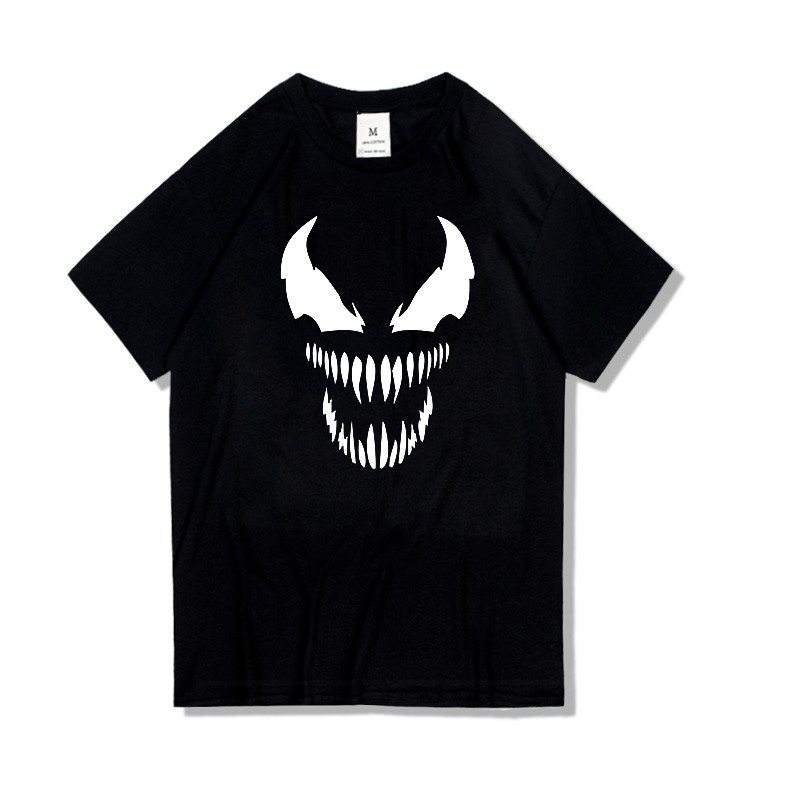 Marvel Venom T Shirts 100% Cotton Crew Neck Solf Tees Tops | Shopee ...