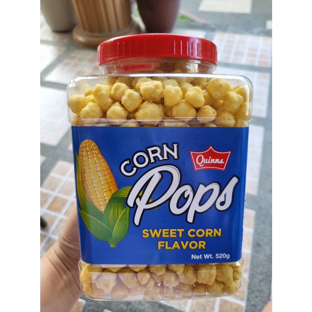 Quinns Corn Pops Sweet Corn Flavor 520g Shopee Philippines 7804