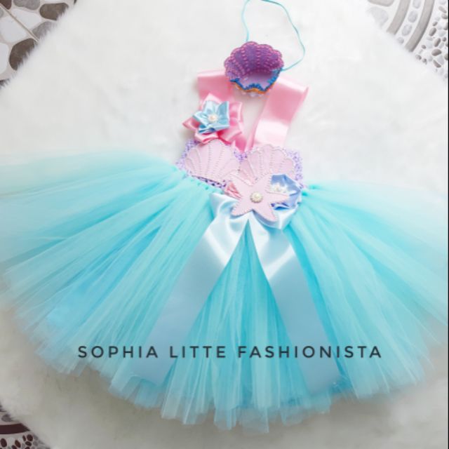 aqua tutu skirt