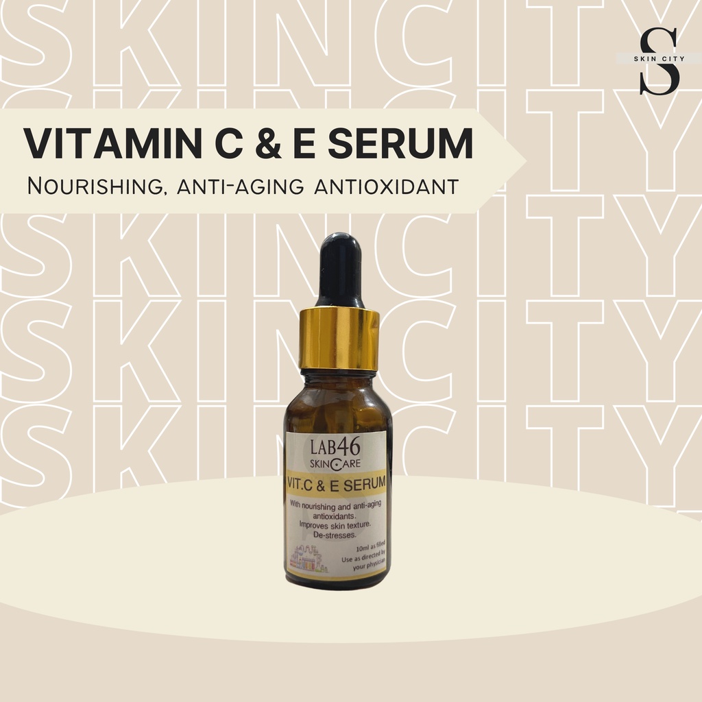 Vitamin C & E Serum (Nourishing, Antiaging Antioxidant) Shopee