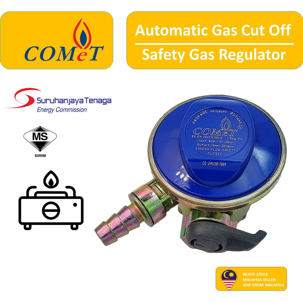 Comet LPG Imported Domestic Gas Safety Regulator Sirim Approve Shopee