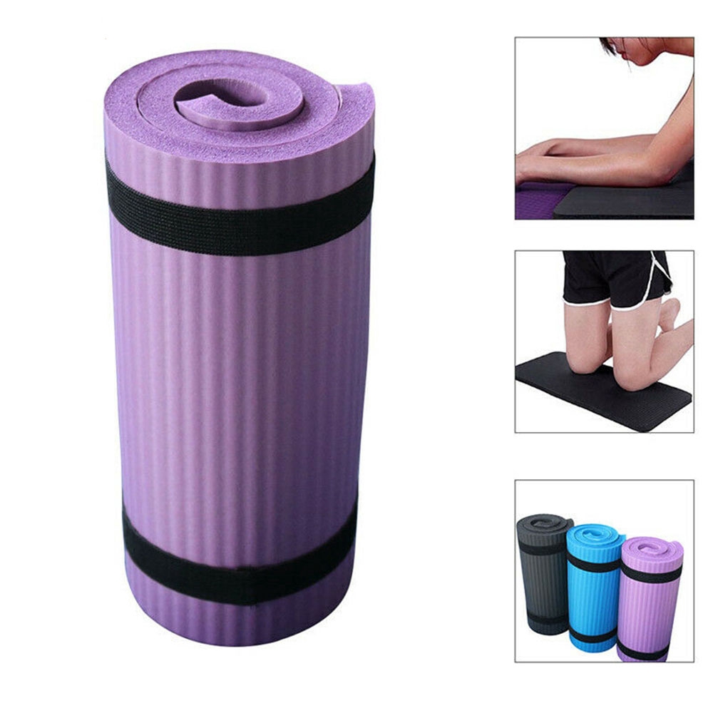 60*25*1.5CM Non-Slip Thick Yoga Mat Exercise Fitness Sport Workout Knee