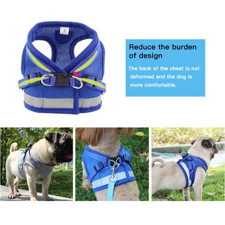 ❂✇FRNC Cat Dog Harness Vest Reflective Walking Lead Leash for Puppy Dog Collar