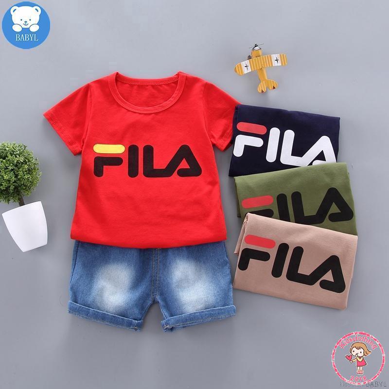 baby boy fila outfits