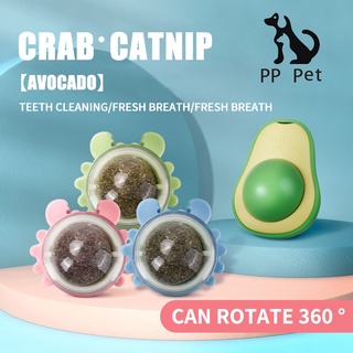 Catnip Spinning Ball Natural Healthy Catnip Ball Cat Interactive Toy