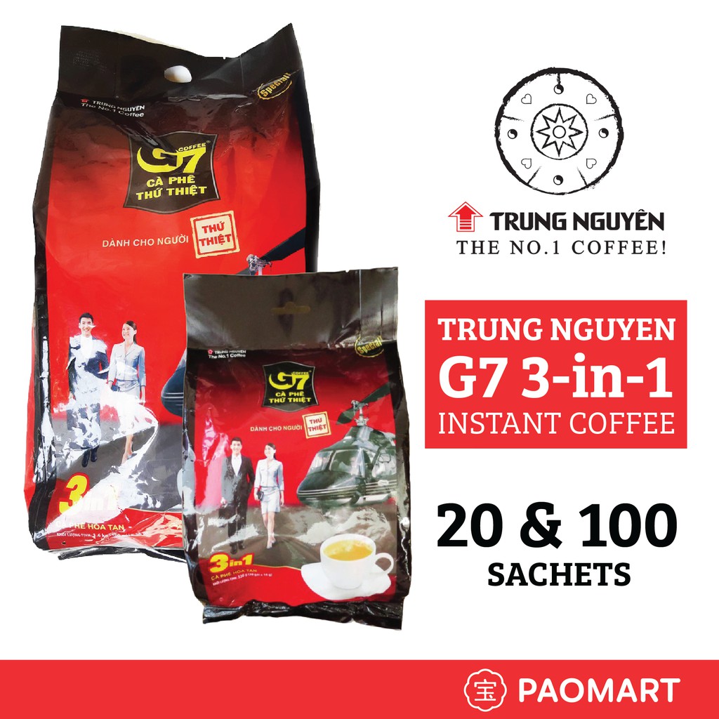 Trung Nguyen Instant Coffee G7 3 In 1 Vietnam Shopee Philippines