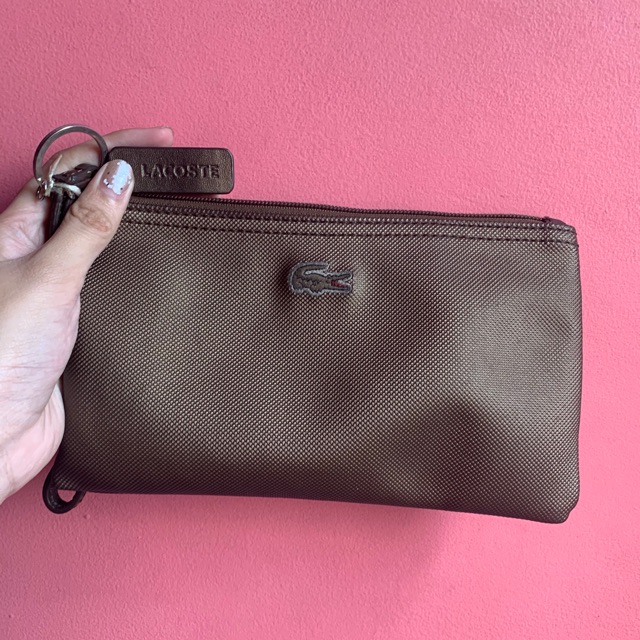 clutch bag lacoste