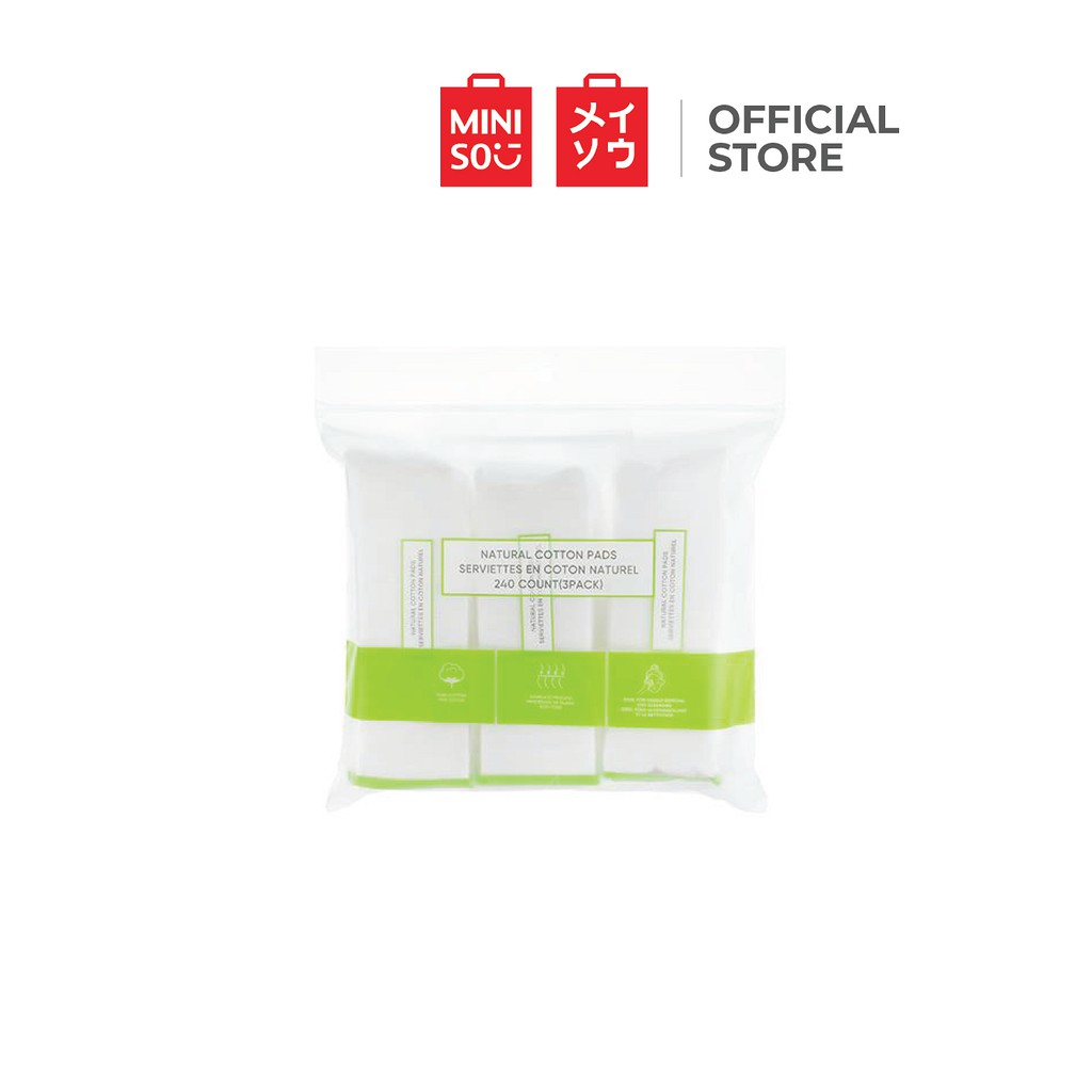 Miniso Cotton Pads Make Up Remover 240 Pcs. Shopee Philippines