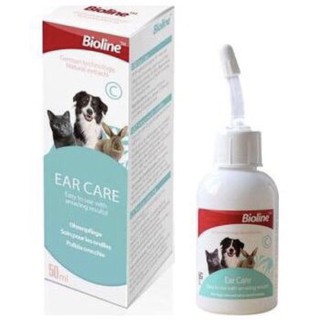 BIOLINE EARCARE 50ML EAR CLEANER FOR CATS AND DOGS EAR CARE