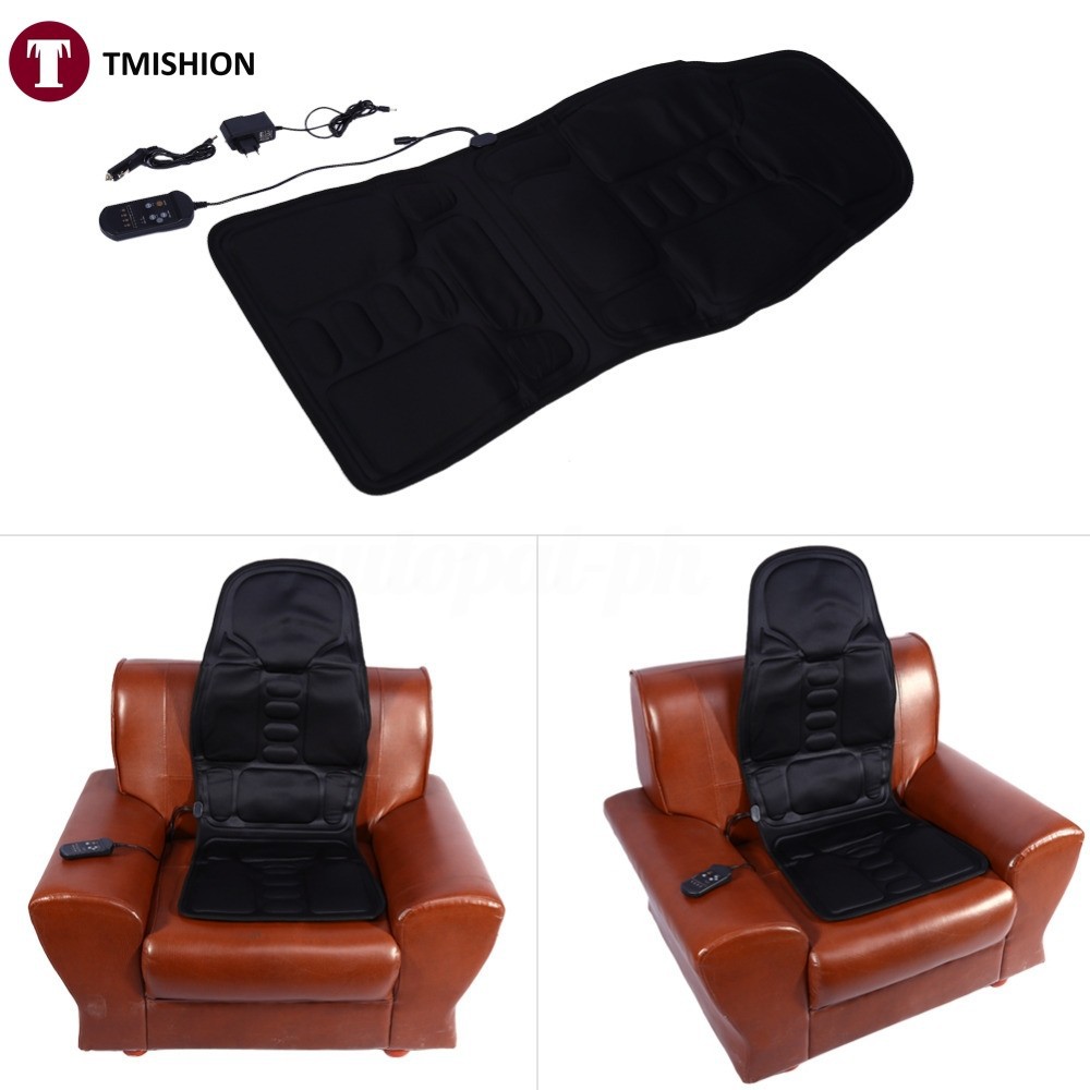 Mobel Wohnen Loskii Heated Back Electric Massage Chair Seat Car Home Office Seat Massager Hea Theutcecho Com