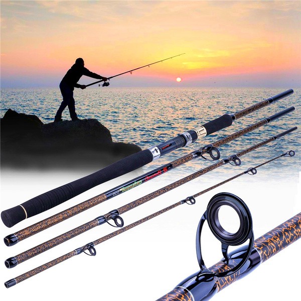 Sougayilang 2.7-3M Carp Portable Spinning Fishing Rod Utralight Carbon ...