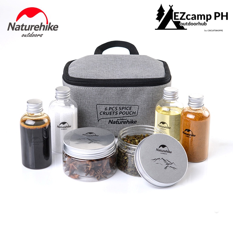 Naturehike 6 or 8 in 1 Seasoning Spices Bottle Set Outdoor Camping