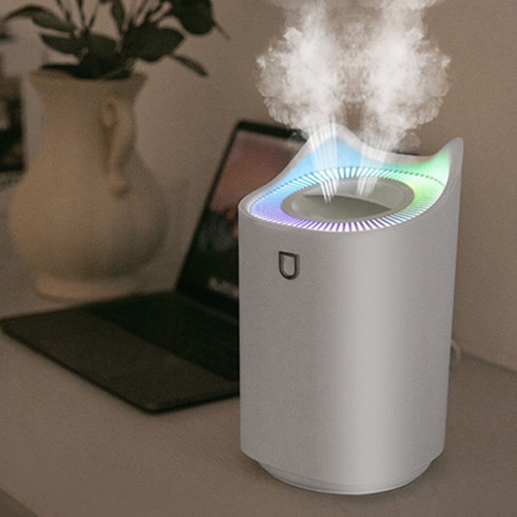 3.3L Humidifiers Air Humidifier AntiBurn Aroma Diffuser Purifier K7 Dual Mist Humidificator