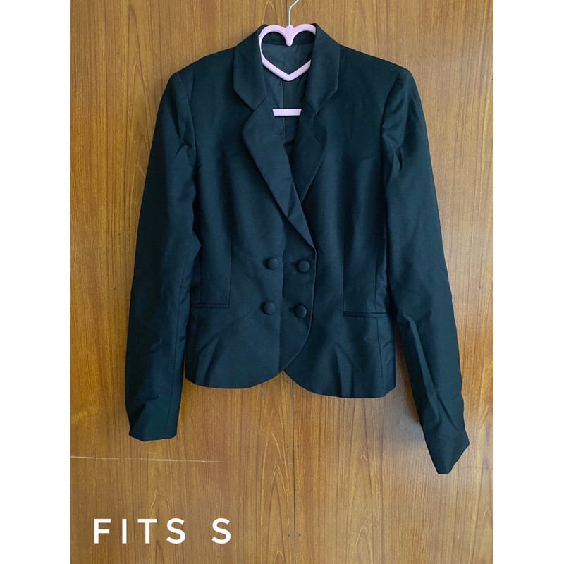 black office coat