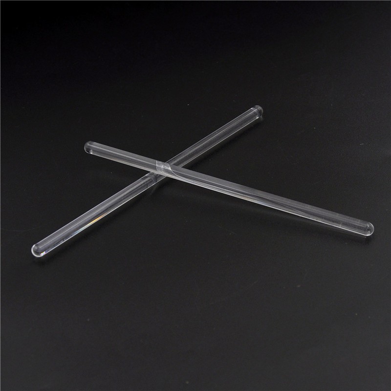 2pcs Lab Use Stir Glass Stirring Rod Laboratory Tool 6*150mm Durable