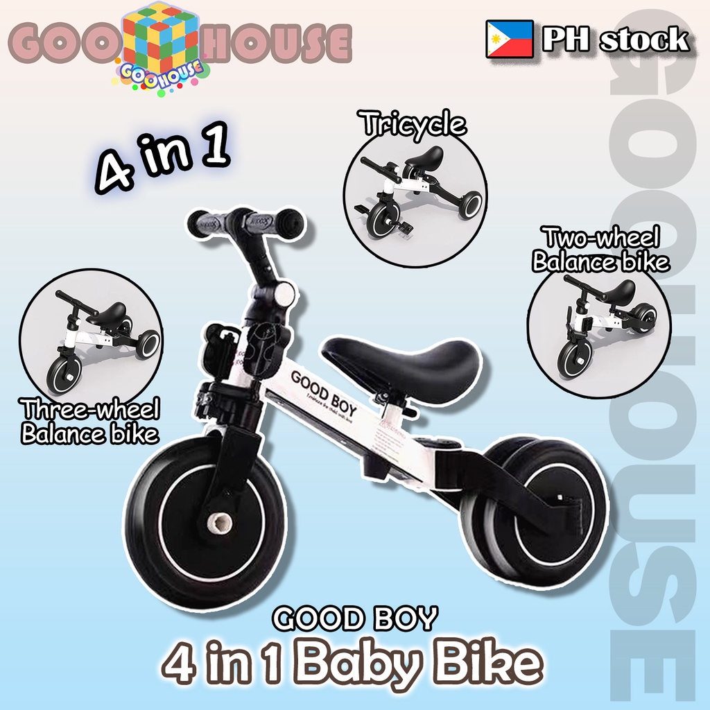 4 in 1 Toddler Tricycles Scooter for Kids Baby Bike Infant Trike ...