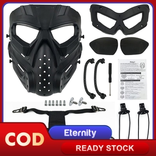 COD/Halloween】 Motorcycle racing full face protective mask riding 