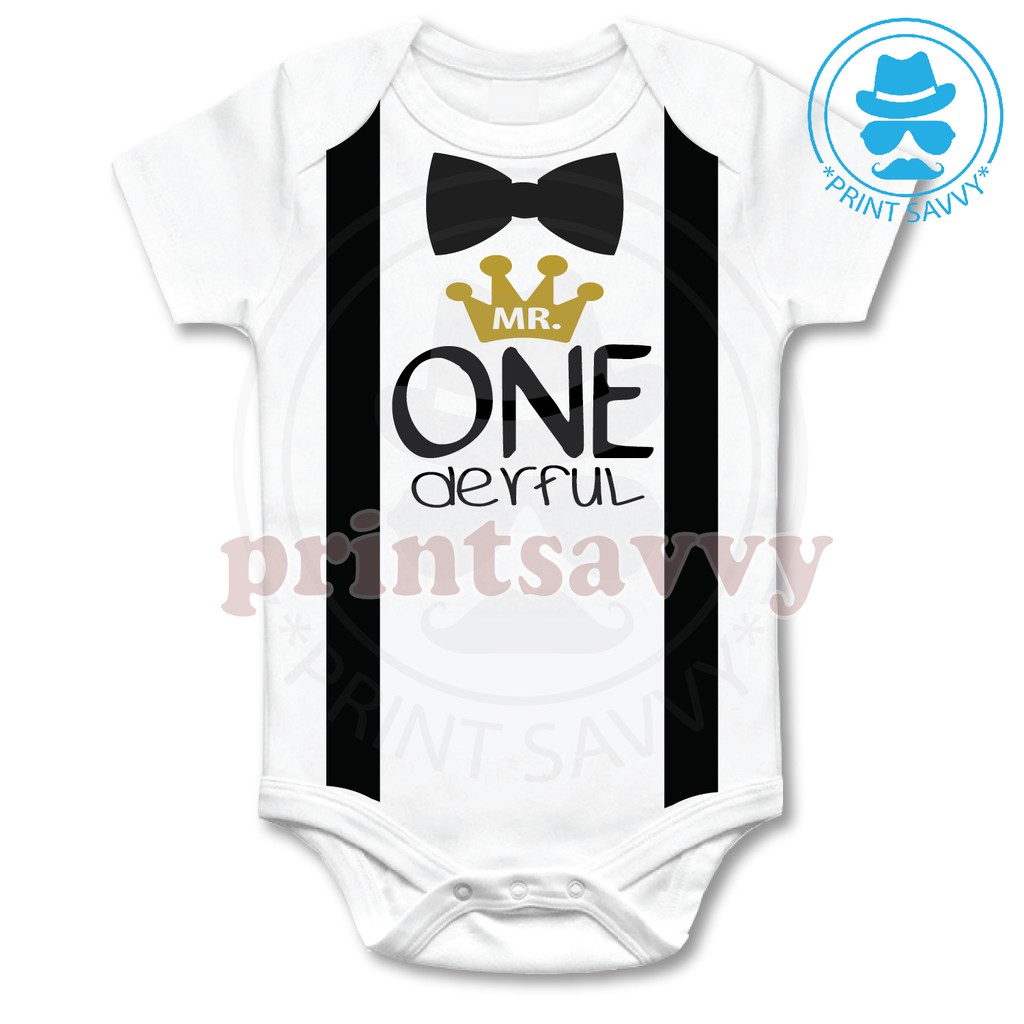 mr onederful onesie