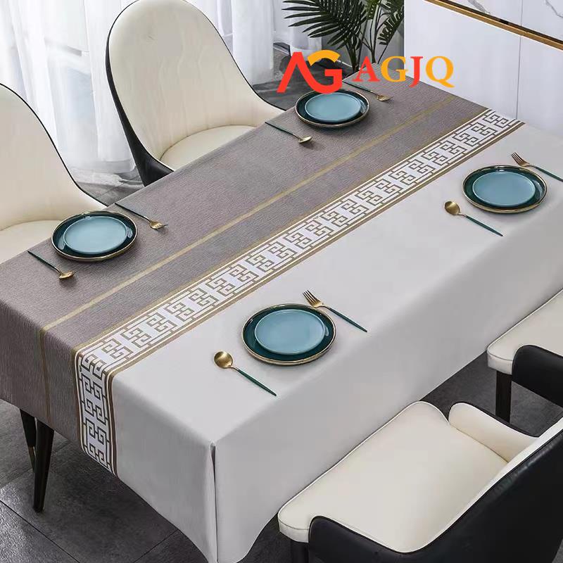 Nordic Waterproof Oilproof Table Cloth Rectangular Tablecloths Round