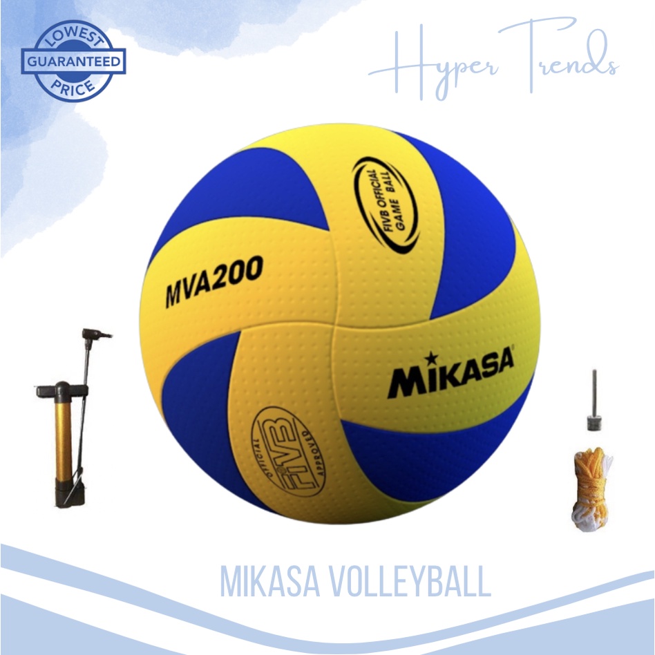 Mikasa MV200 Volleyball Game Ball Competition Ball Leather Official Volleyball Ball Sports
