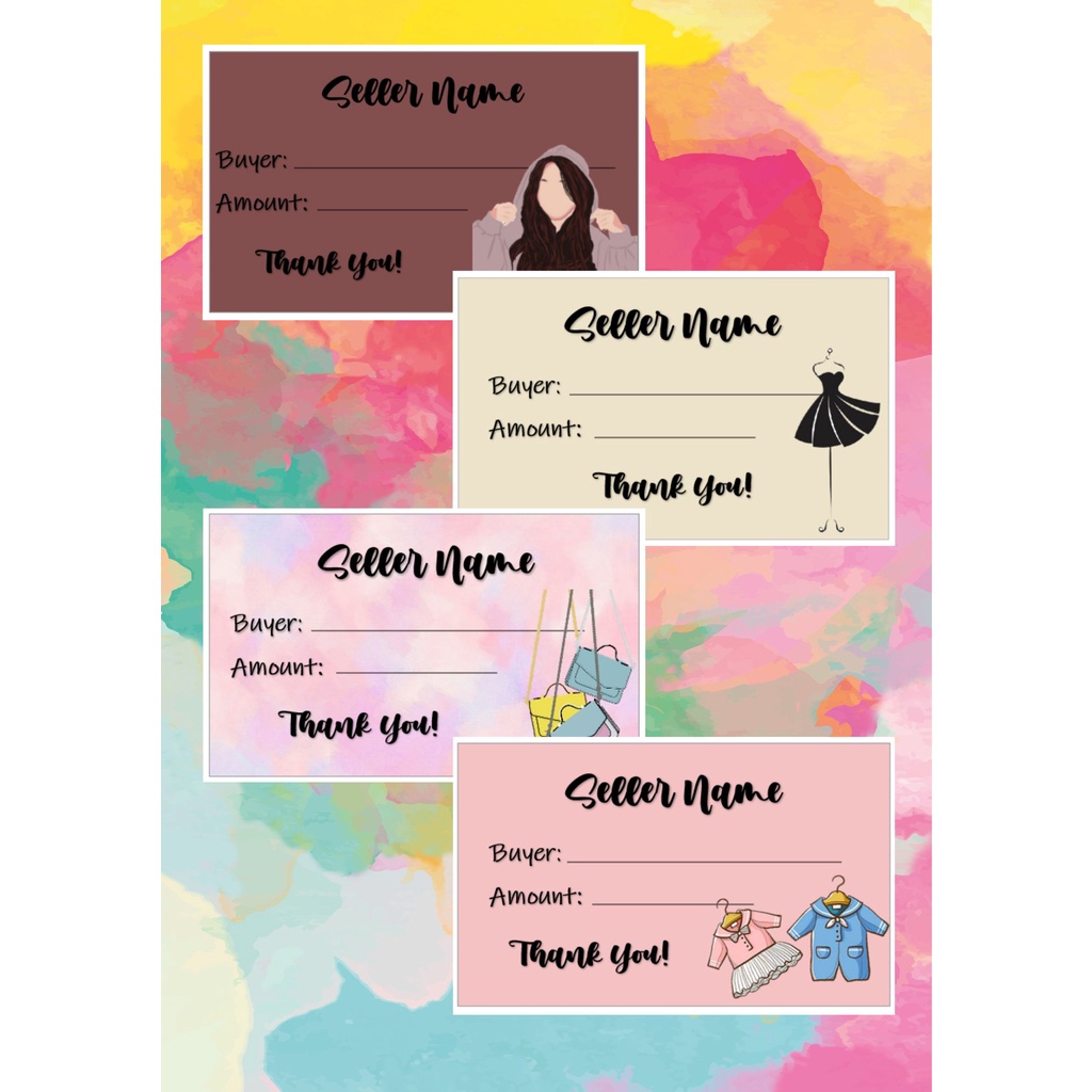 Personalized Sticker Tags for your Selling Needs 000 Shopee Philippines