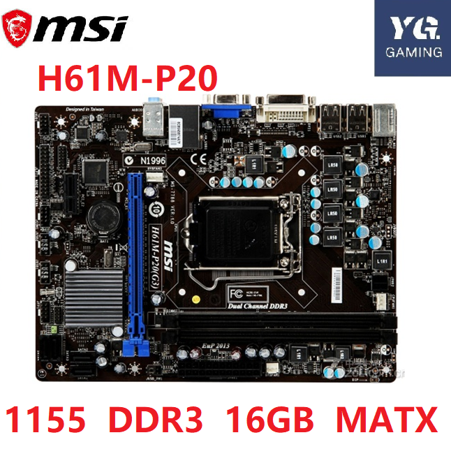 Msi h61m p20 g3 подключение спикера