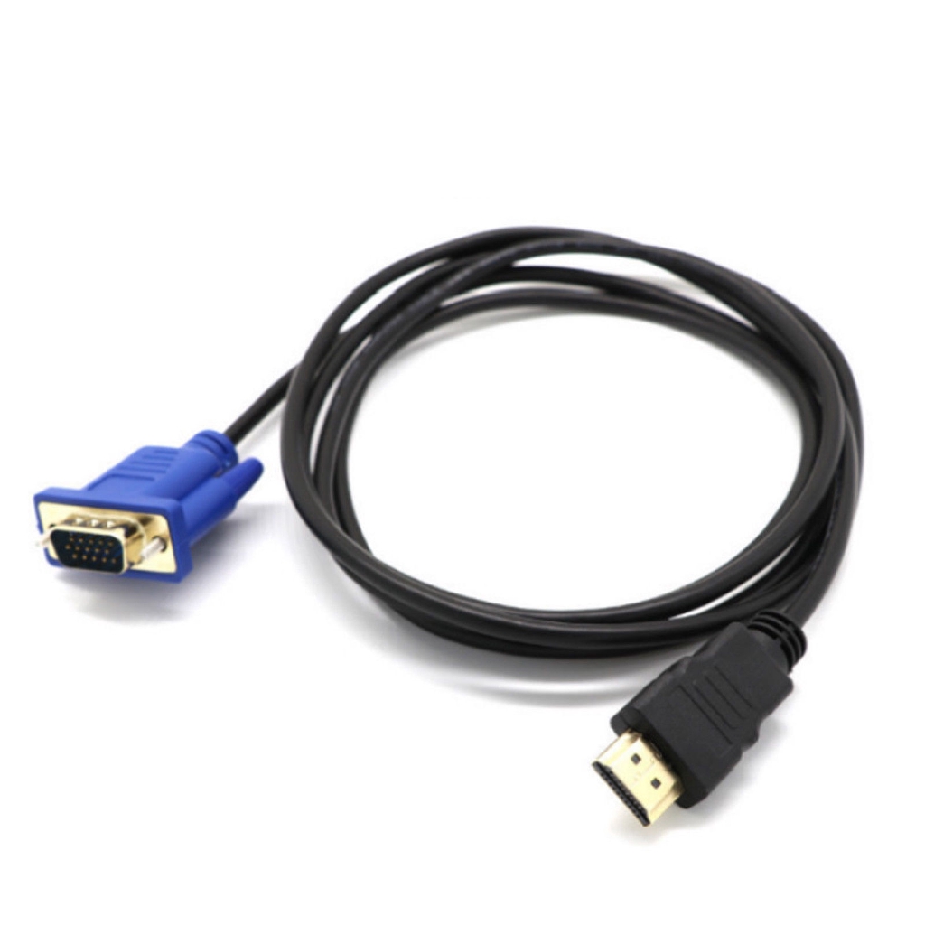 1.5m HDMI to VGA Cable HD15 DSUB Video Adapter HDMI Cables Shopee