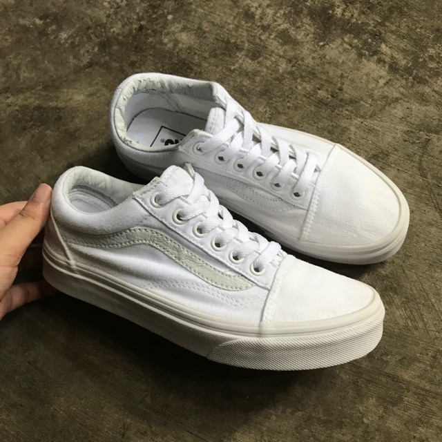 vans triple white price