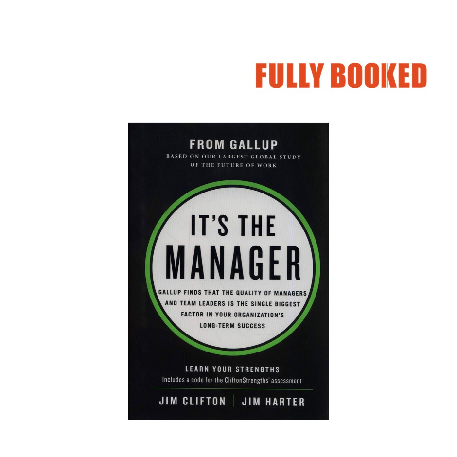 It S The Manager Hardcover By Jim Clifton Shopee Philippines