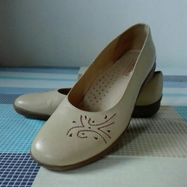 Authentic Forleria Italy Genuine Leather Doll Flats Size 39 Shopee Philippines