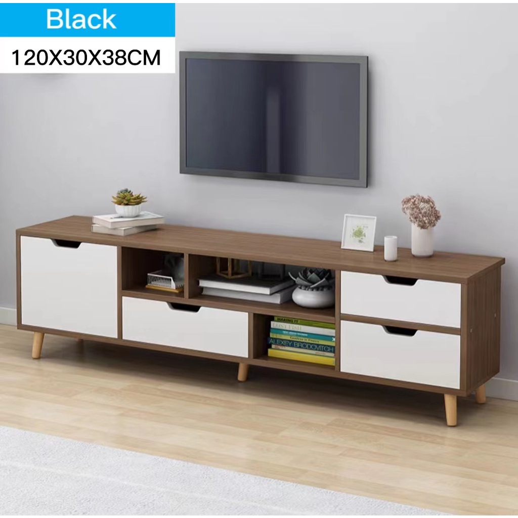 COD 120CM TV Rack Cabinet Table Multifunctional Table Modern Living ...