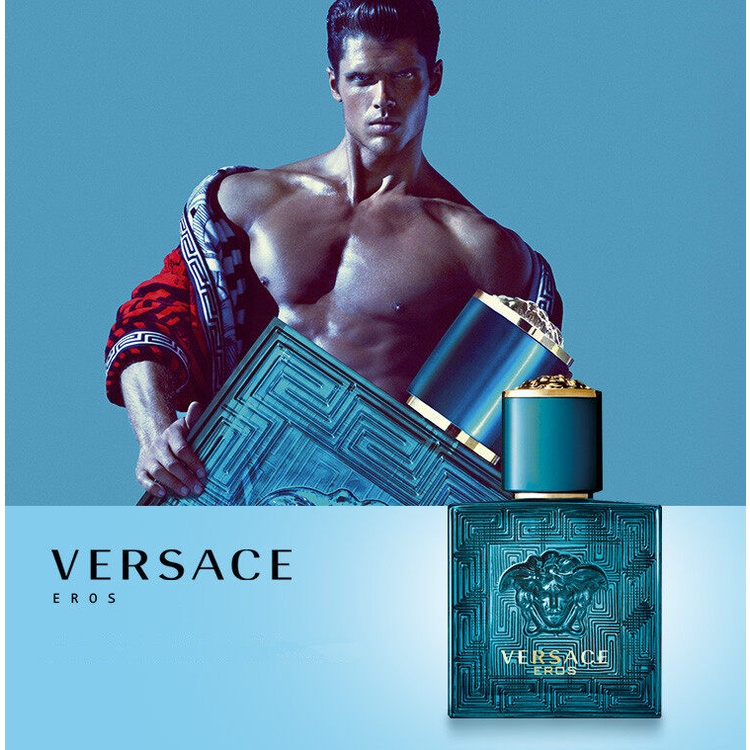 HIGH QUALITY Versace Eros Blue Perfume for Men Stock EDP Fragrances for ...