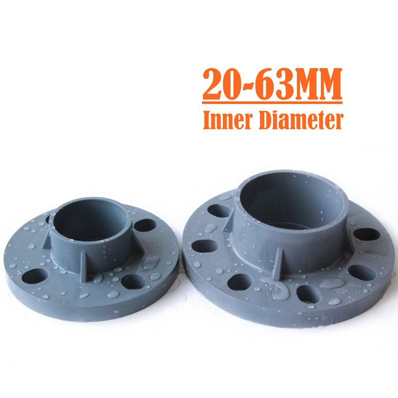 1Pc PVC Flange 2063MM UPVC BoltOn Water Supply Part Irrigation Pipe