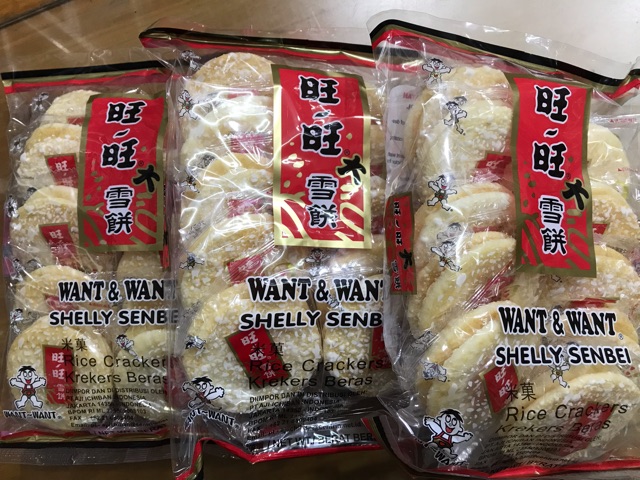 Rice Cracker Want Want Rice Cracker Wang Wang 10 Bgks Shopee Philippines