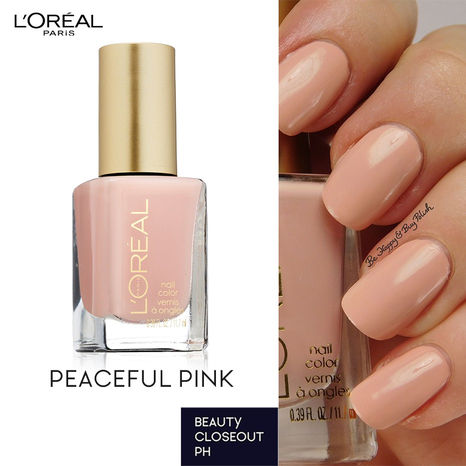 LOREAL Nail Polish - Peaceful Pink 237 | Shopee Philippines