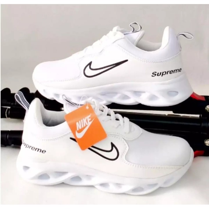 Cheap Supreme White Running Shoes For Men Women | Shopee Philippines