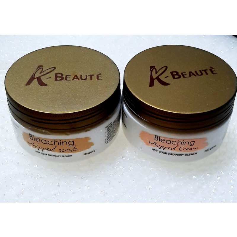 ORIGINAL KBEAUTE BLEACHING WHIPPED SCRUB AND CREAM by KRISTINE ROMAN