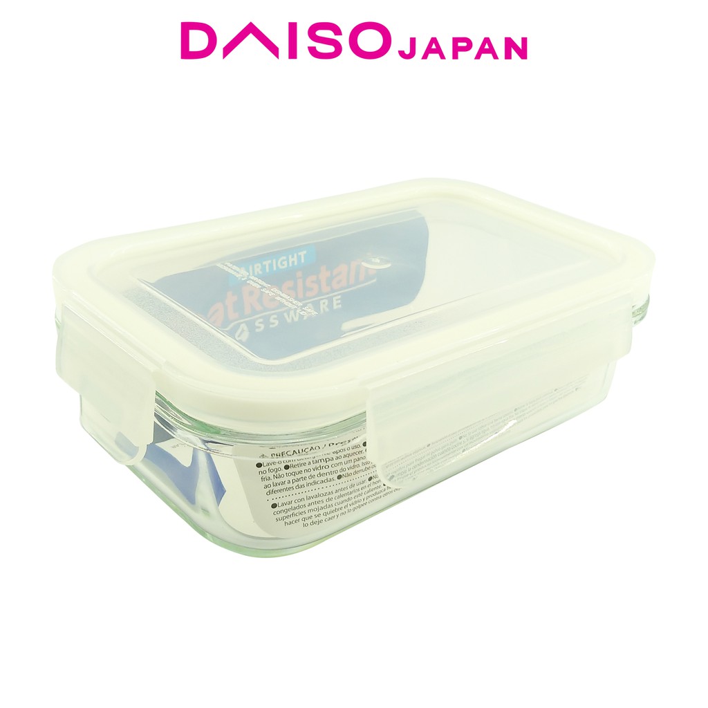 Daiso Heat Resistant Glass Food Container 400ml Shopee Philippines