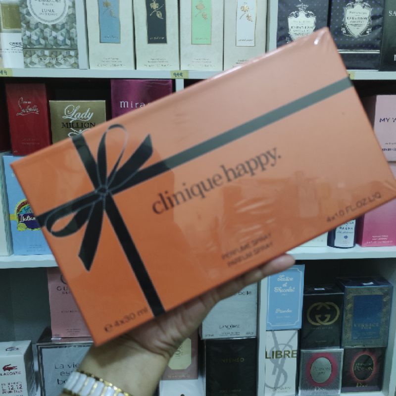 Clinique Happy Gift Set 4 in 1 Parfum Shopee Philippines