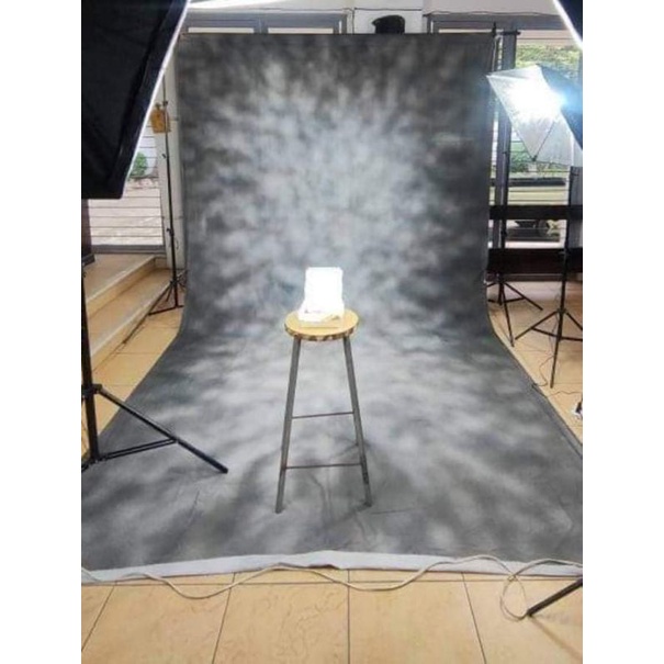 Family Picture Backdrop/Studio Backdrop/Gray Gradient Backdrop #2