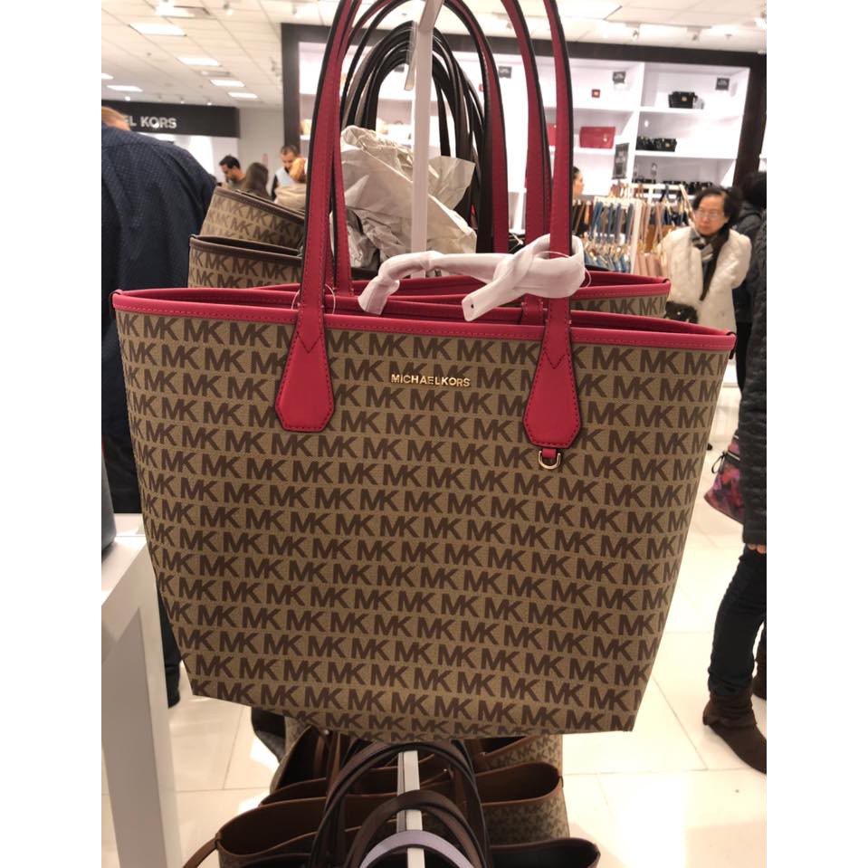 Authentic Michael kors Candy reversible tote | Shopee Philippines