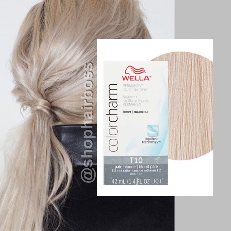 Wella Color Charm T10 Pale Blonde Toner, 42ml Shopee Philippines