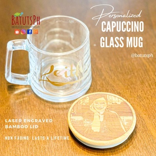 BatutsPh - Personalized Clear Glass Mug Collection Double Glass Custom Cup baso Gift Giveaway Coffee #8