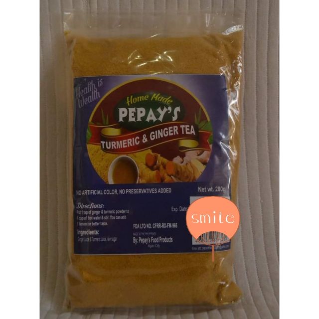 Turmeric tea + ginger tea 200g Shopee Philippines