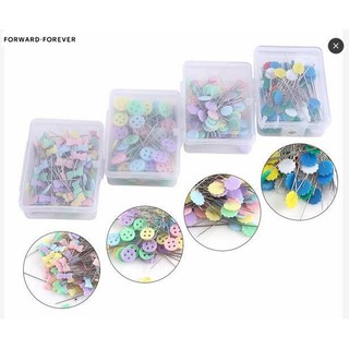 4 different styles boxed brooches mixed color plastic hot-selling hijab pins  M30083