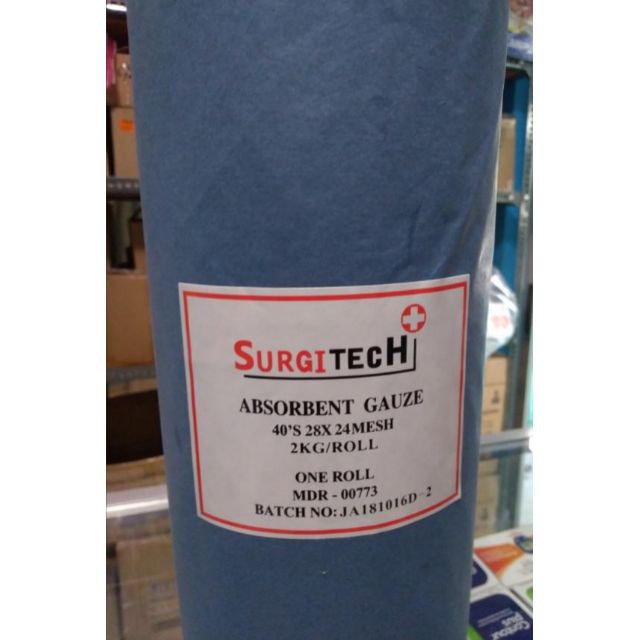 SURGITECH Absorbent Gauze Roll (24x28) Shopee Philippines